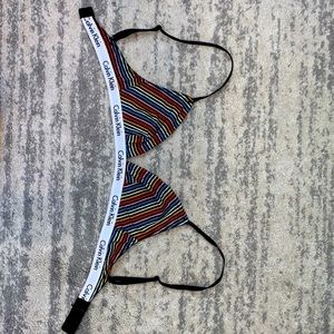Calvin Klein Bra Rainbow size small